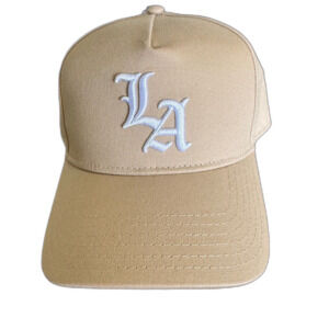 Cotton On Beige LA Snapback Hat